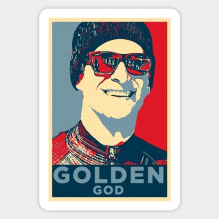 Golden God Hope Sticker